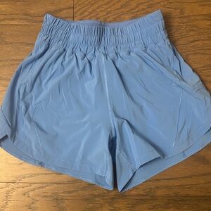 Lululemon Women's Sky Blue Athletic Shorts 4 in